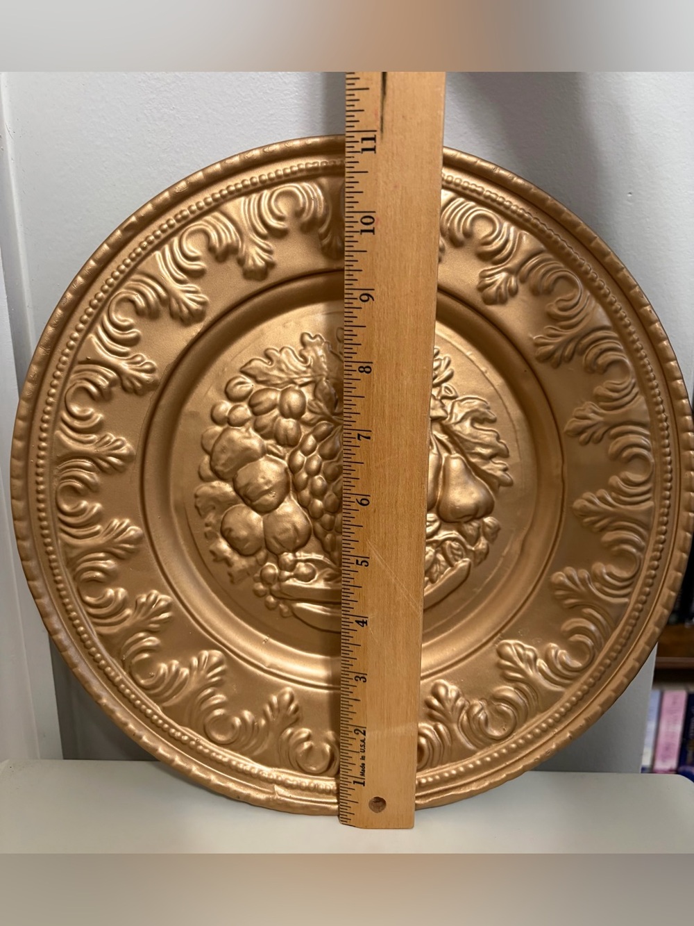Gold Decorative Plate - Picture 4 of 5